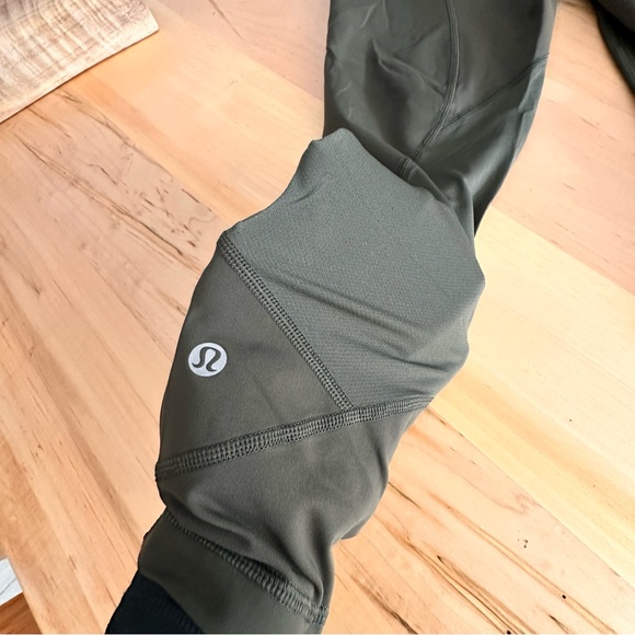 Lululemon military green leggings 4 - Picture 4 of 7